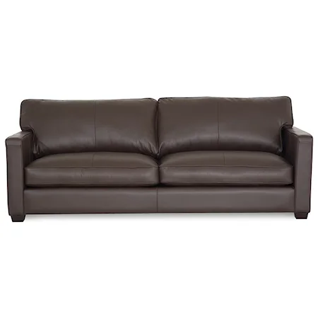 Contemporary Sofa with Track Arms